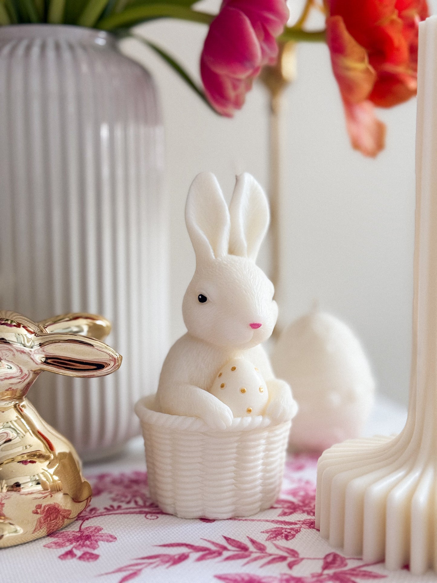 Bunny in a basket