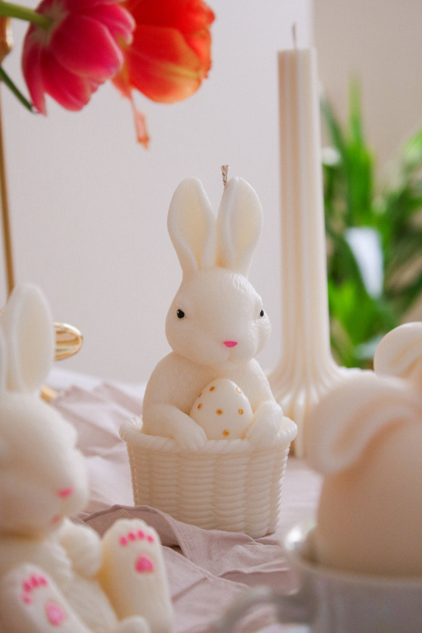 Bunny in a basket